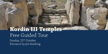 Open Day – Kordin III Temples, visita guidata gratuita il 25 ottobre