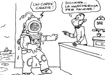 Satira – Un caffè e la mascherina