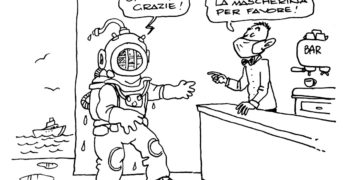 Satira – Un caffè e la mascherina