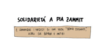 Satira – Solidarietà a Pia Zammit