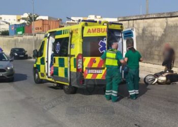Luqa, ferito gravemente un motociclista
