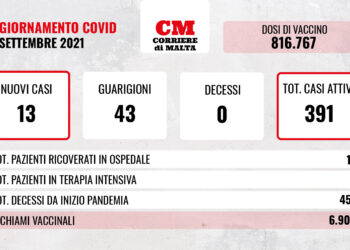 COVID-19: il virus resta fermo, scende ancora il numero dei casi attivi