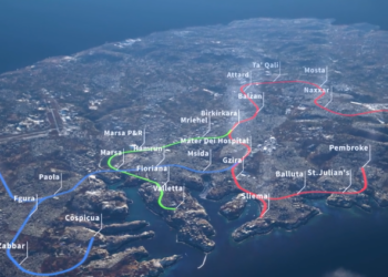 Malta valuta il progetto della metropolitana: 35 km per 25 stazioni