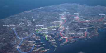 Malta valuta il progetto della metropolitana: 35 km per 25 stazioni
