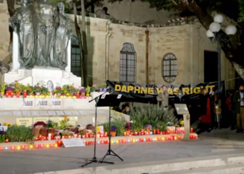 «Daphne aveva ragione»: la veglia a quattro anni dall’uccisione della giornalista per chiedere verità e giustizia