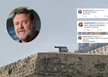 Il “Gladiatore” Russell Crowe è tornato a Malta, un amore che va avanti dal 1999