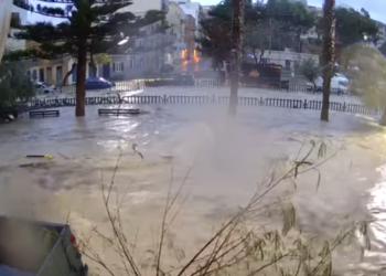 Maltempo: Gozo allagata, a Ghajnsielem le strade si trasformano in fiumi