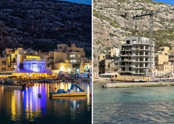 Addio per sempre allo storico volto dell’incantevole baia di Xlendi, “oscurato” da un blocco di cemento a sei piani