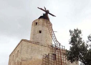 Maltempo: le raffiche di vento distruggono lo storico mulino a vento di Zurrieq