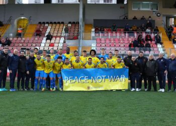 Il Valletta FC scende in campo con una nuova divisa a sostegno dell’Ucraina