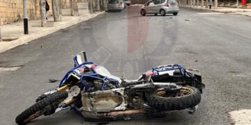 Naxxar, scontro auto – moto, centauro finisce in ospedale