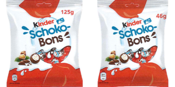 Pericolo salmonella, richiamati i celebri ovetti Kinder Schoko Bons