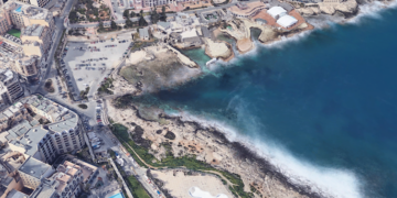 Mare inquinato a St. Julian’s, bagni e tuffi “sconsigliati” in un tratto di costa