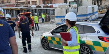 Rabat, incidente sul lavoro: operaio cade in una buca profonda 18 metri