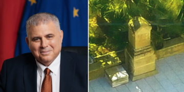 Reperto del diciannovesimo secolo nel giardino di casa, la polizia interroga il ministro Refalo