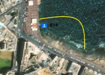 Mare inquinato, bagni vietati in un tratto di costa a Sliema