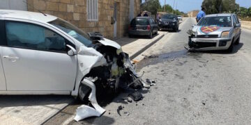 Schianto tra auto a Naxxar, cinque feriti tra cui tre bambini