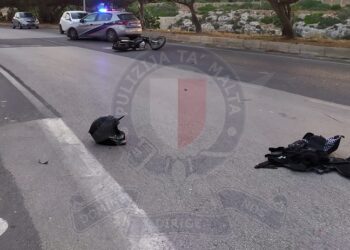 Scontro auto – moto a Mosta, 24enne in gravi condizioni