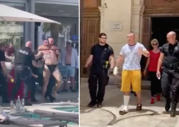 Ricercato per aggressione ferisce 4 poliziotti durante l’arresto in piscina; «eccessivo uso della forza» secondo i legali