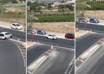 Manovra azzardata per un funzionario della LESA, beccato ad infrangere il codice della strada