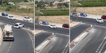 Manovra azzardata per un funzionario della LESA, beccato ad infrangere il codice della strada