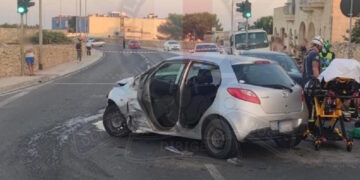 Incidente stradale a Zabbar, quattro i feriti, uno in gravi condizioni
