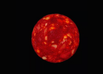 Scienziato pubblica la foto della stella più vicina al Sole, ma in realtà era una fetta di salame piccante