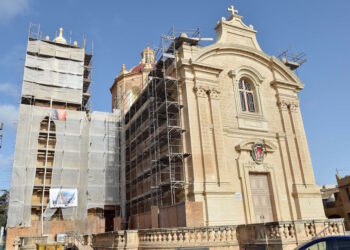Procedono senza sosta i lavori di restauro della Chiesa di Qrendi grazie ai fondi europei