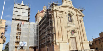 Procedono senza sosta i lavori di restauro della Chiesa di Qrendi grazie ai fondi europei