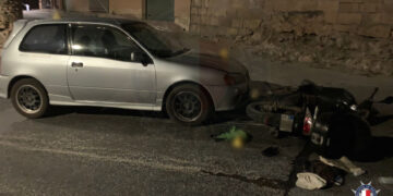 Scontro auto-moto a Victoria, 64enne gravemente ferito