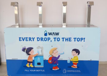 Due milioni di bottiglie di plastica in meno all’anno grazie ai distributori d’acqua nelle scuole e al Mater Dei