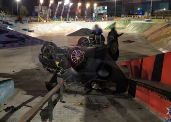 Msida: perde il controllo dell’auto e plana nello Skatepark