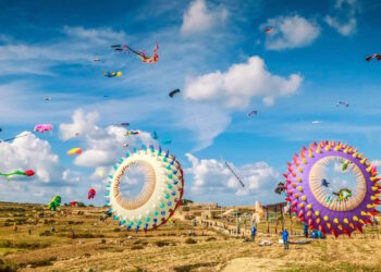 A Gozo tornano i coloratissimi aquiloni dell’International Kite & Wind Festival, giunto alla quinta edizione