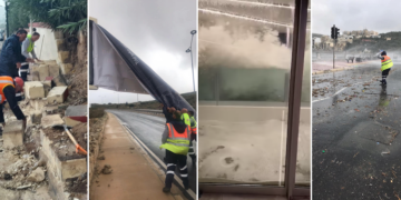 Maltempo a Malta, il Paese alle prese con i danni causati dai temporali e forti venti