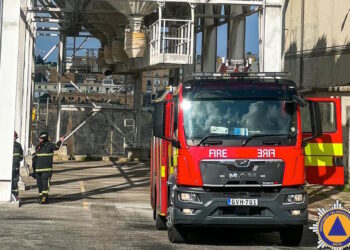 Incendio al Kordin Grain Terminal, in pericolo centinaia di tonnellate di grano