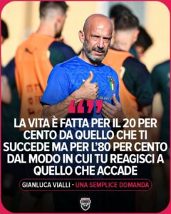Gianluca Vialli e la frase sulla vita - @Chiamarsi Bomber da Facebook