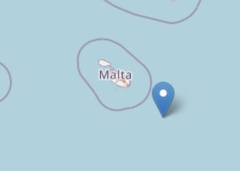 Scossa di magnitudo 4.9 registrata a sud-est di Malta