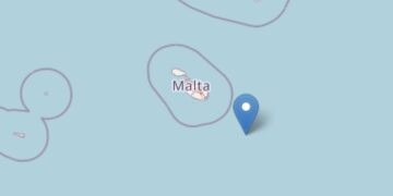 Scossa di magnitudo 4.9 registrata a sud-est di Malta