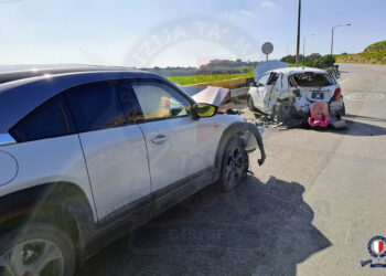 Scontro tra auto a Mdina, 35enne gravemente ferita