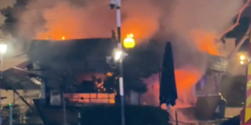 Hamrun, incendio distrugge chiosco nel centro della cittadina