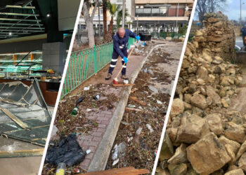 Malta fa i conti con i danni del maltempo, tra detriti, muri crollati al suolo e storici edifici danneggiati dalla furia vento