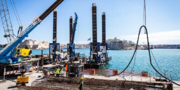 Proseguono i lavori per il rilancio del Grand Harbour: sarà in grado di ospitare navi più grandi
