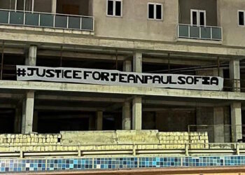 A Msida amici di JeanPaul Sofia appendono striscione per chiedere giustizia