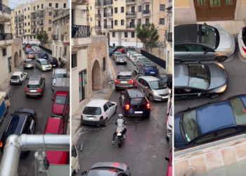 Strada stretta ma a doppio senso, sui social i video-sfogo che immortalano ingorghi e gincane a Msida