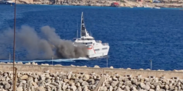 Fumo nero dal traghetto Virtu Ferries Gozo, evacuati i passeggeri