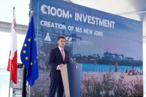 Silvio Schembri al lancio dell'intesa governo - freeport Terminal