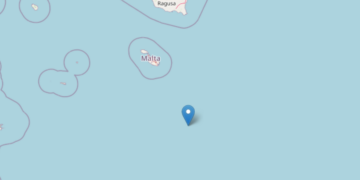Scossa di magnitudo 5.5 scuote Malta, epicentro a sud dell’isola