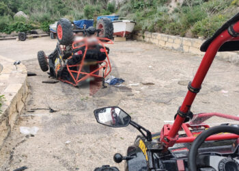 Buggy si ribalta a Gozo, grave il conducente