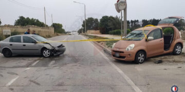 Scontro tra due auto a Zurrieq; donna in pericolo di vita