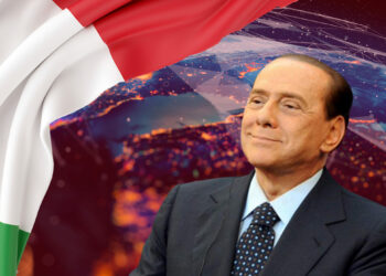 Berlusconi - Rielaborazione grafica della foto dal profilo Facebook di Silvio Berlusconi